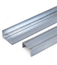 Profil UW 100, tabla zincata, 0,5 mm, 3 metri